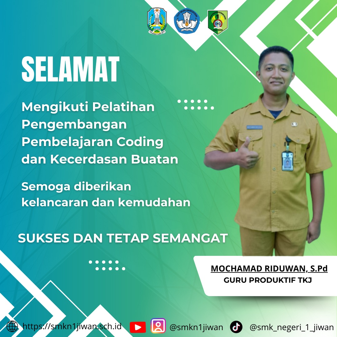 Bpk Mochamad Riduwan,  Siap Jadi Pionir Pengajar Coding